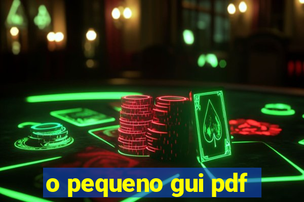 o pequeno gui pdf